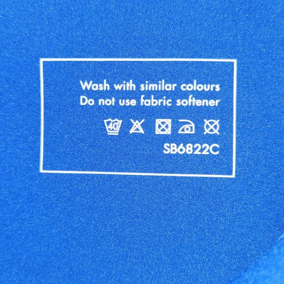 Sweaty Betty Power Blue Cropped Workout Legging Women's Size 14 Running - Picture 8 of 10